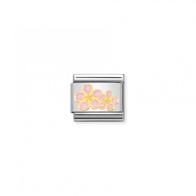 Nomination Composable Classic Pink Peach Flower Link 030278/16