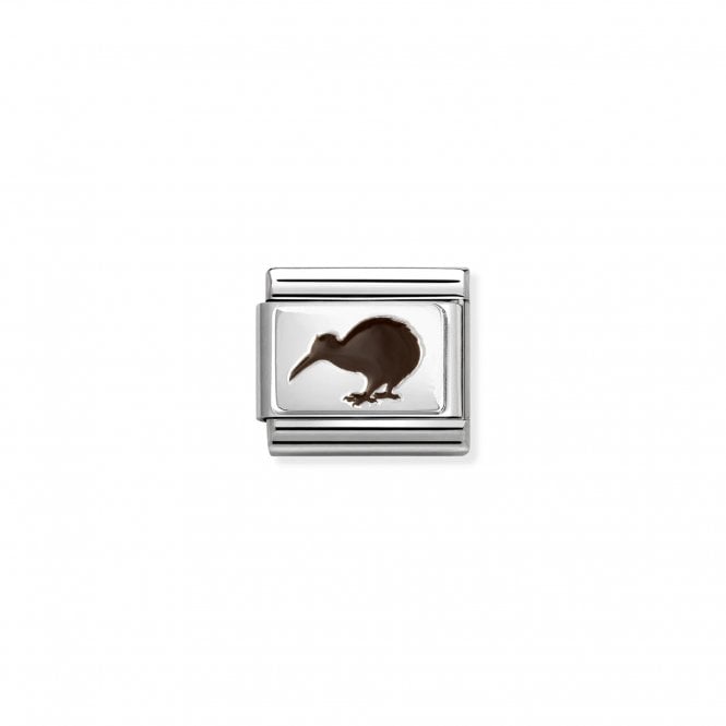 Nomination Composable Classic Silver Link Kiwi in Enamel 330206/47