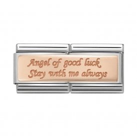 Composable Double Link "Angel Of Luck" Rose Gold 430710-12