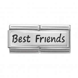 Composable Double Link "Best Friend" Silver 330710-03
