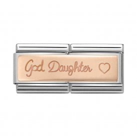 Composable Double Link "God Daughter" Rose Gold 430710-06