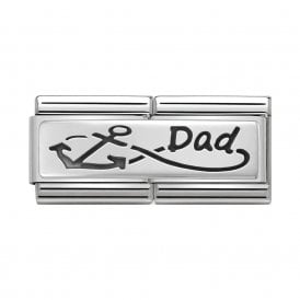 Composable Double Link "Infinity Dad" Silver 330710-05