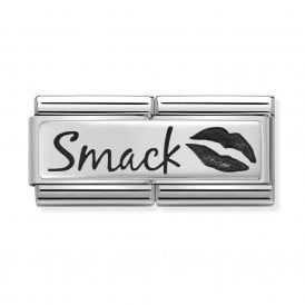 Composable Double Link "Lip Smack" Silver 330710-10