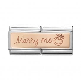 Composable Double Link "Marry Me" Rose Gold 430710-03