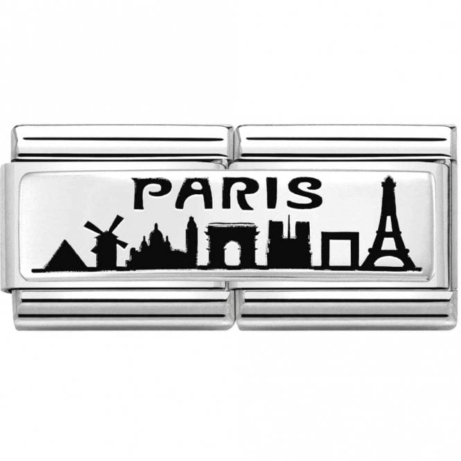 Nomination Composable Double Link Paris Skyline Silver 330790/15