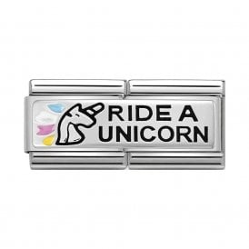 Composable Double Link "Ride A Unicorn" Silver 330721-01