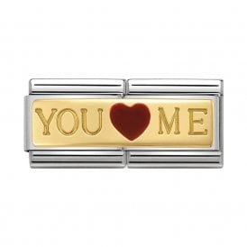 Composable Double Link "You Me" Gold 030720-01
