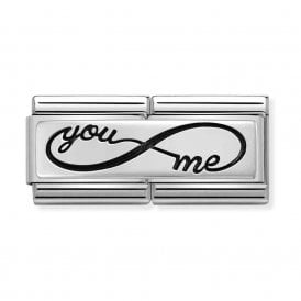 Composable Double Link "You & Me" Silver  330710-43 