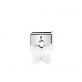 Composable Drop Link "Butterfly" Silver 030604-10 