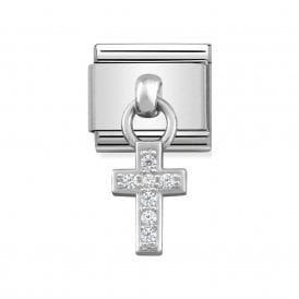 Composable Drop Link "Drop Cross" Silver 331800-04 