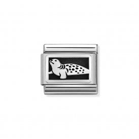 Composable Drop Link "Seal" Silver 330111-36 
