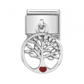 Composable Drop Link "Tree Of Life" Silver 331805/07
