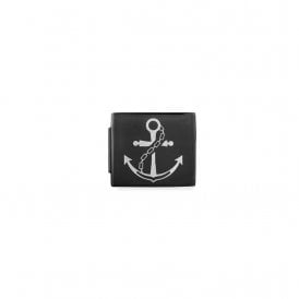 Composable GLAM Black PVD Link with Anchor 230110/03