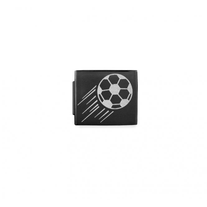 Nomination Composable GLAM Black PVD Link with Football 230110/09