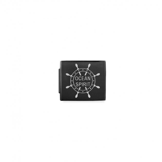 Nomination Composable GLAM Link Black OCEAN SPIRIT Boatwheel 230110/27