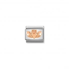 Composable Link Claddagh Rose Gold Charm 430106/20