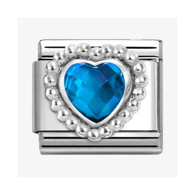Nomination DOTS BLUE HEART 330606/007