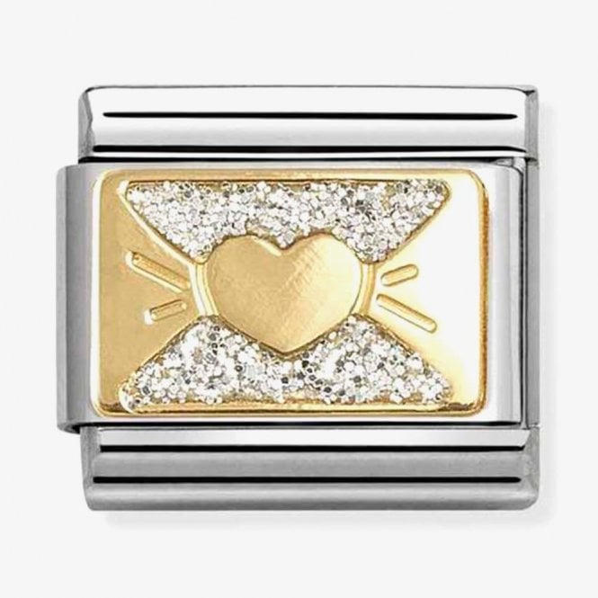 Nomination GLITTER HEART BOW 030224/11