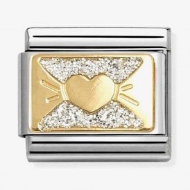 GLITTER HEART BOW 030224/11