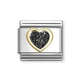 HEART BLACK GLITTER 030220/10