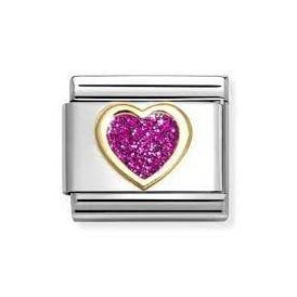 HEART FUCHSIA GLITTER 030220/09