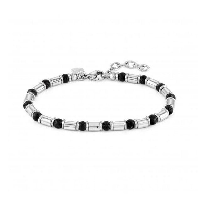 Nomination Instinct Stone Stainless Steel Lava Stone Bracelet 027920-036 
