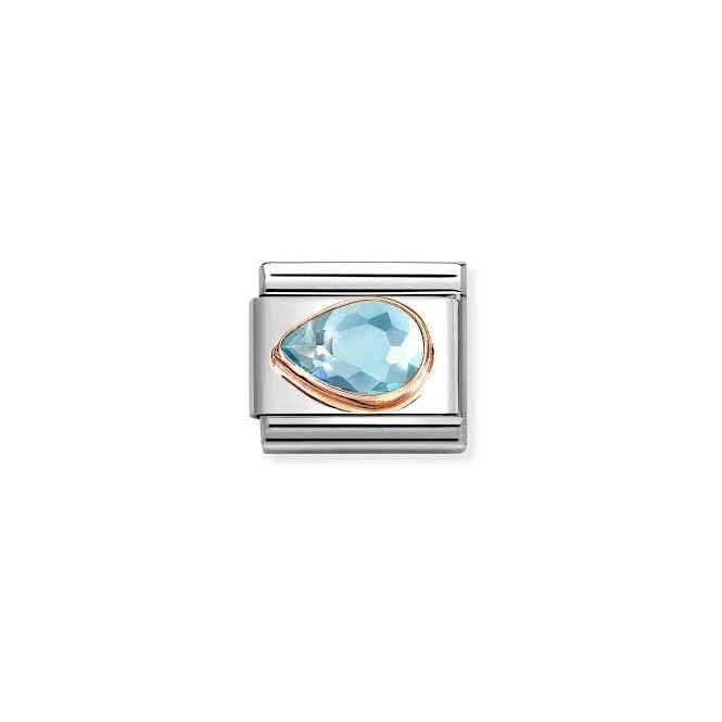 Nomination LEFT TEARDROP LIGHT BLUE 430605/006