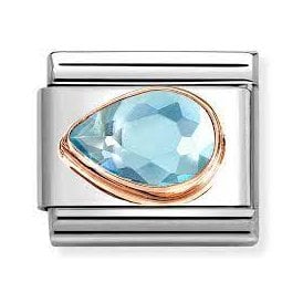LEFT TEARDROP LIGHT BLUE 430605/006