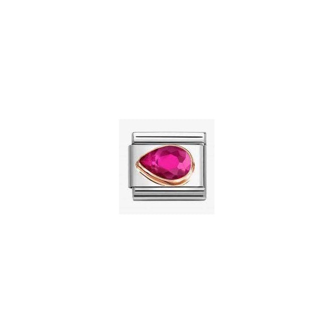 Nomination LEFT TEARDROP PURPLE CZ 430605/001