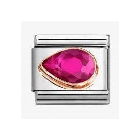 LEFT TEARDROP PURPLE CZ 430605/001