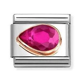 LEFT TEARDROP RED CZ 430605/005