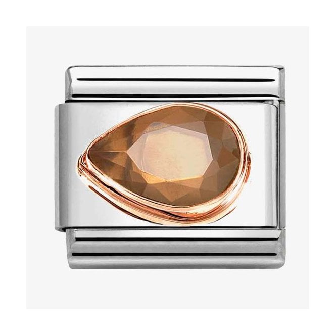 Nomination LEFT TEARDROP SMOKEY CZ 430605/012