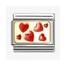 MULTI RED HEARTS 030284/59