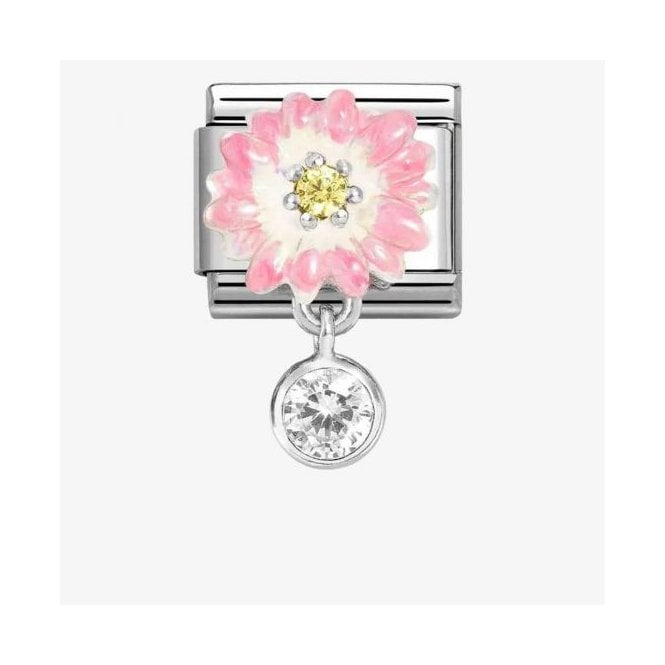 Nomination PINK DAISY & CZ 331814/09