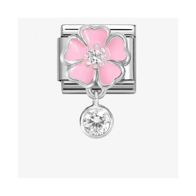 Nomination PINK FLOWER & CZ 331814/03
