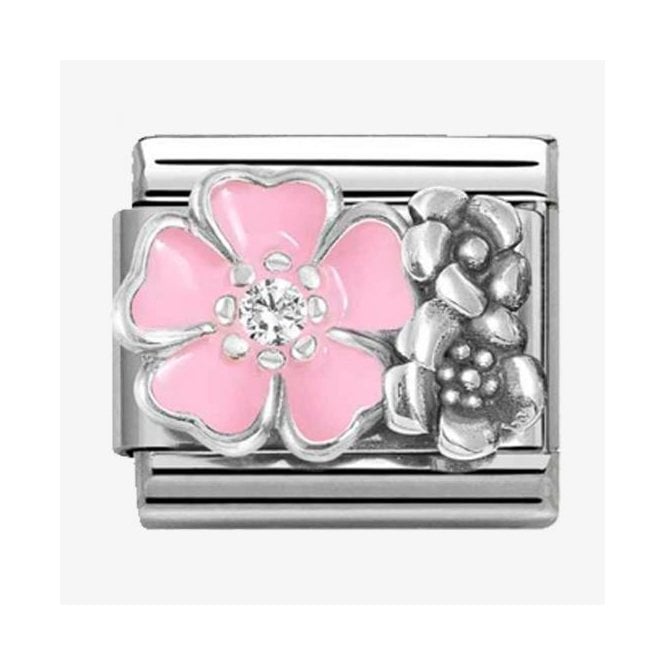 Nomination PINK FLOWER & FLOWERS 330325/02