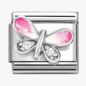 PINK & WHITE BUTTERFLY 330321/09