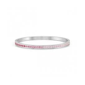 PRETTY BANGLES CHANNEL SET PINK CZ (SMALL) 029505/002