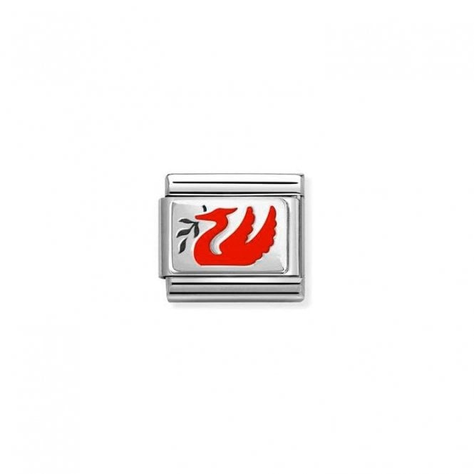Nomination Red Liverpool Bird Composable Link 330206/40