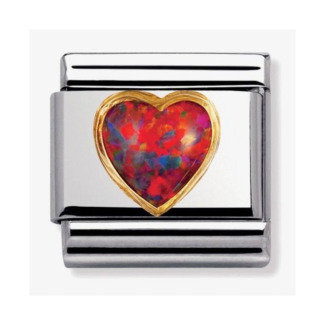 Nomination RED OPAL HEART (030501/08)