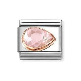 RIGHT TEARDROP PINK CZ 430606/003