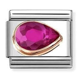 RIGHT TEARDROP RED CZ 430606/005