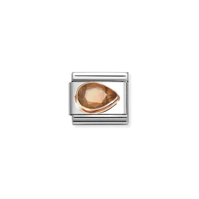 Nomination RIGHT TEARDROP SMOKEY CZ 430606/012