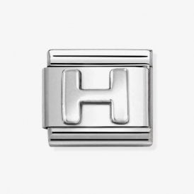 SILVER LETTER H 330113/08