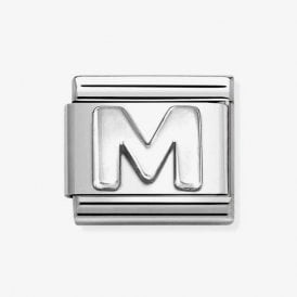 SILVER LETTER M 330113/13