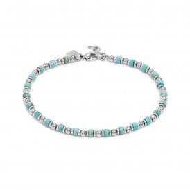Stainless Steel InstinctStyle Sea Ed. Ankle Bracelet Turquoise 027931/003