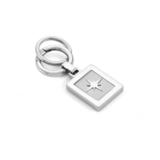 Nomination Stainless Steel Keyring Wind Rose 131708-014 