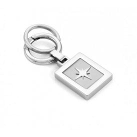 Stainless Steel Keyring Wind Rose 131708-014 