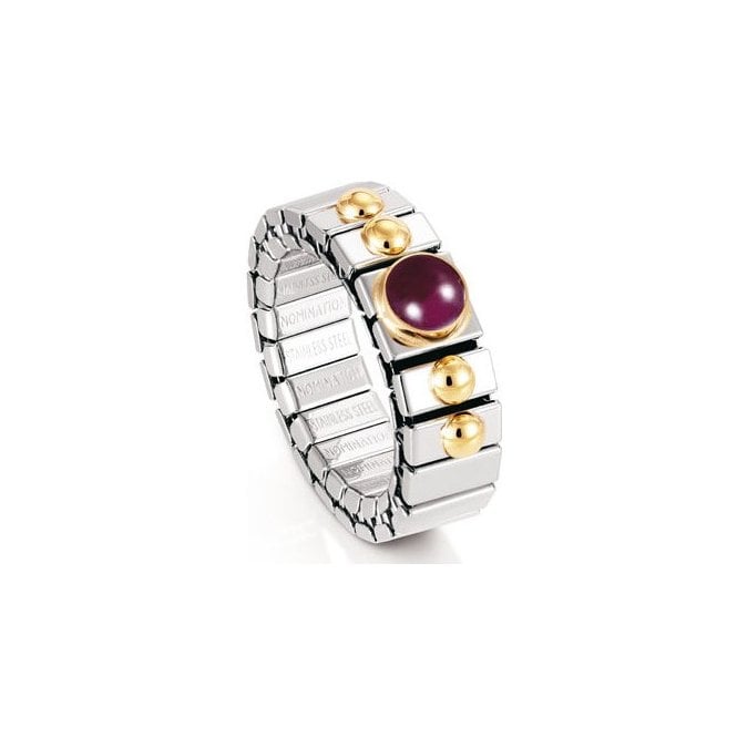 Nomination Stretch Ring With Natural Stone 040102-010