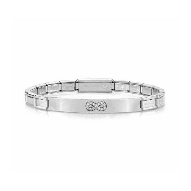Nomination Trendsetter Bracelet Infinity with Cubic Zirconia 021133-024